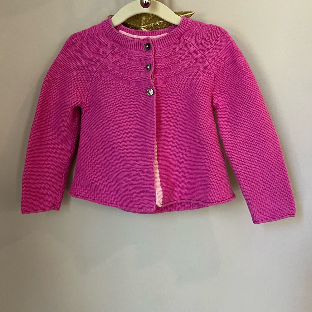 Pink Boden girls cardigan size 4-5 yr - used